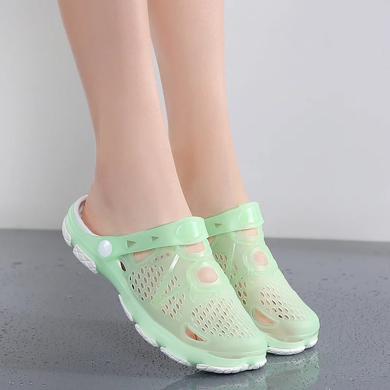 Summer Sandals for Women, Trendy Fashionable Clogs, Breathable EVA Cushioned Shoes