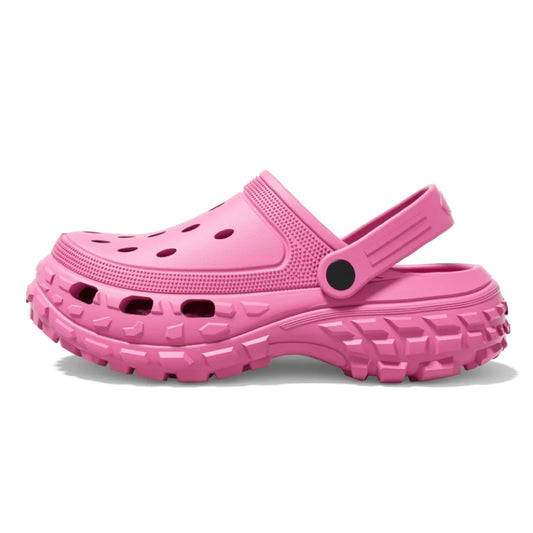 women's pink platform clogs, teen girl shoes, 