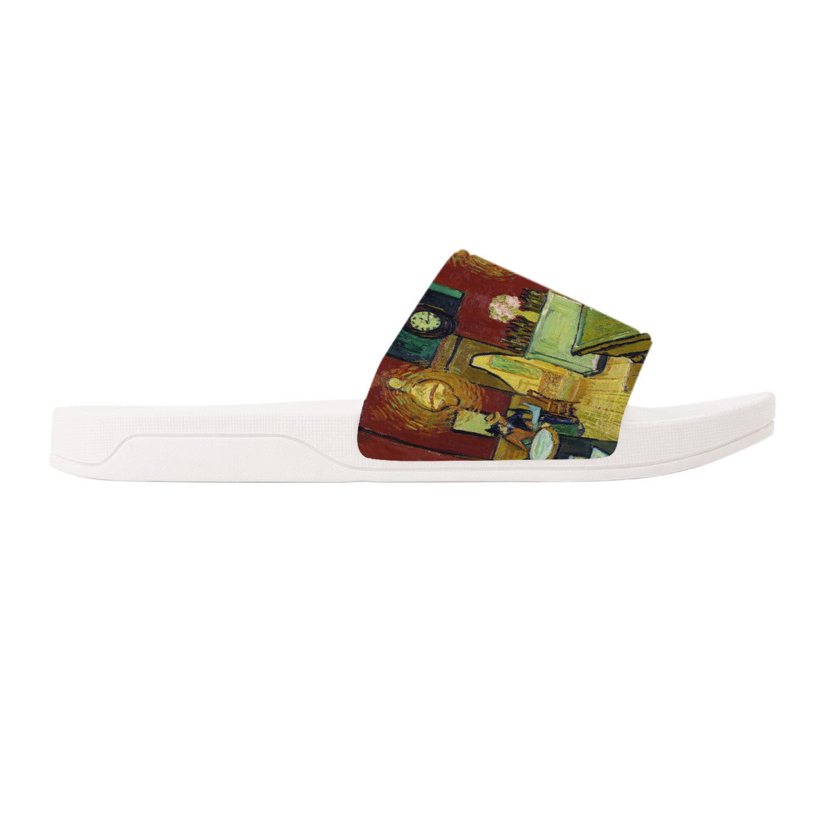 Slide in Style with these Fashionista Art Sandals, Van Gogh The Poolroom